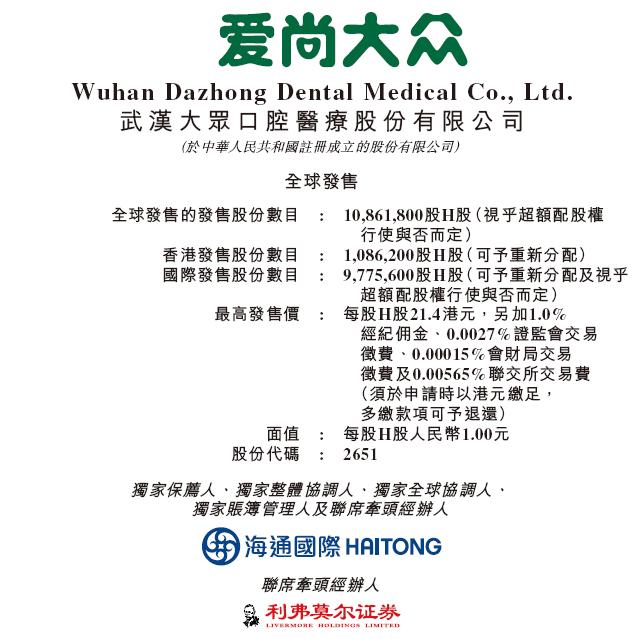 群众口腔登陆港交所，市占率挨近3%	，华中王者也有焦虑？