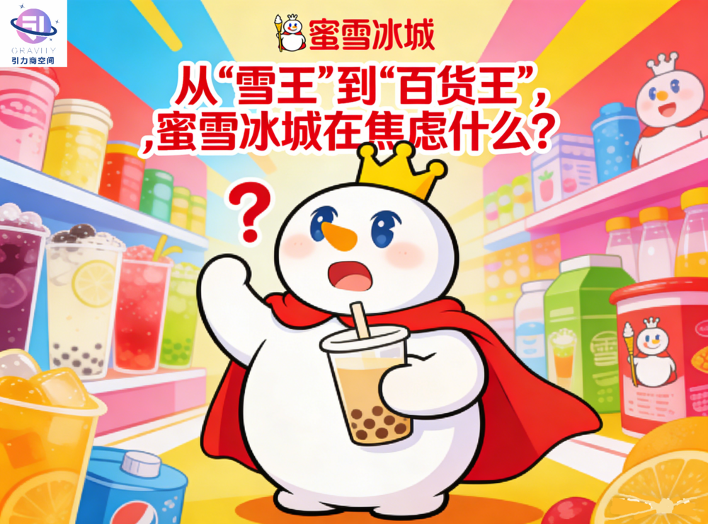 從“雪王”到“百貨王”，蜜雪冰城在焦慮什么？