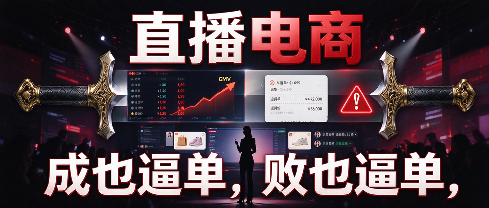 直播电商：成也逼单，败也逼单！