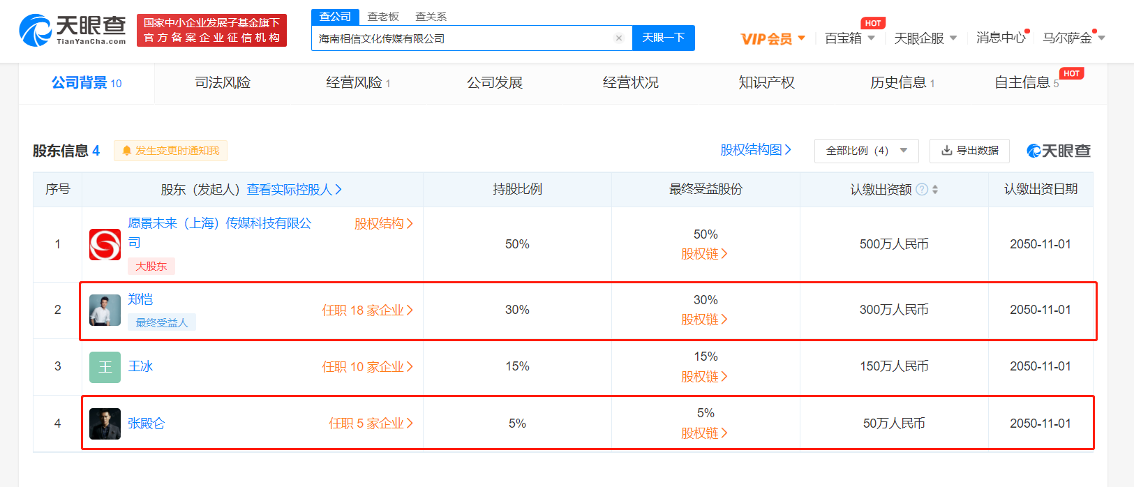 郑恺持股公司被列为经营异常 因登记住所已无法联系- DoNews快讯