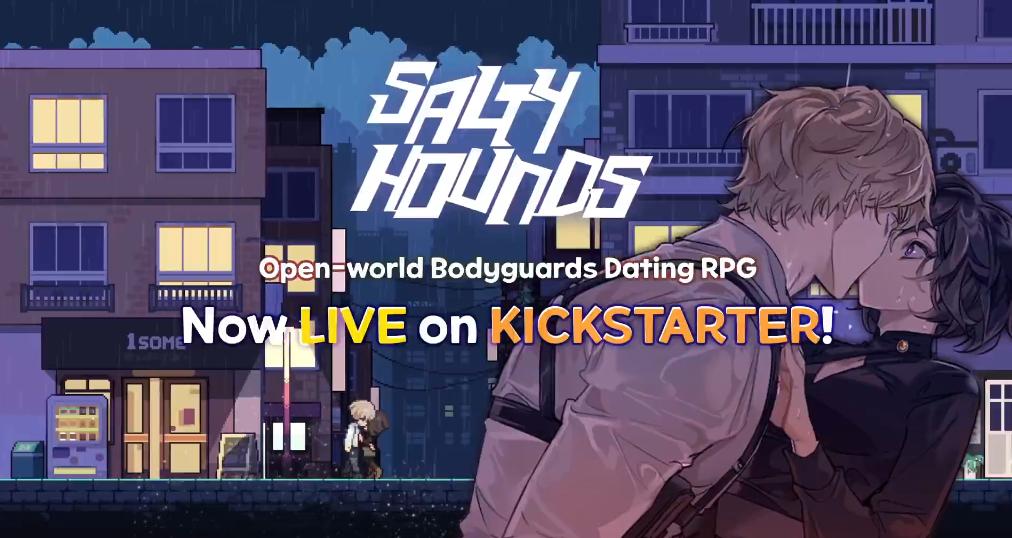 像素风乙女游戏《Salty Hounds》宣布年内发售