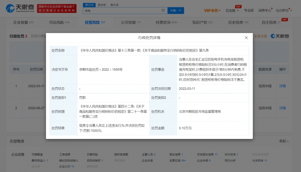 马克工坊充电宝被罚5万：系商品质量不合格 