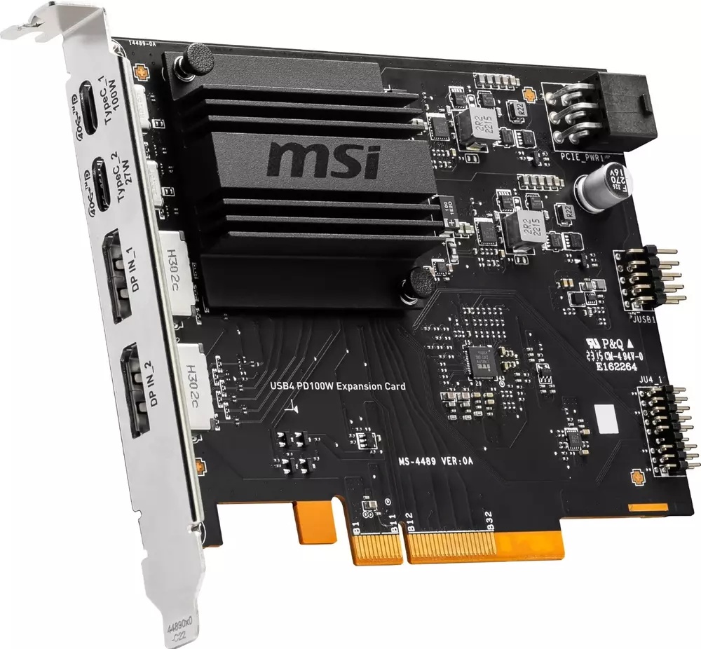 微星推出电脑扩展卡新品，支持USB 4和100W快充