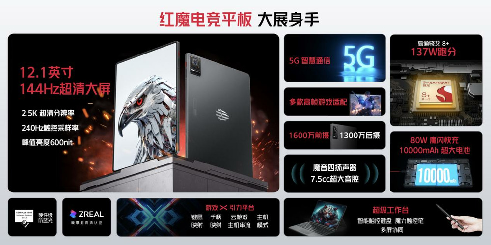 亚运国家队选手认证 红魔8S Pro系列发布售价3999元起