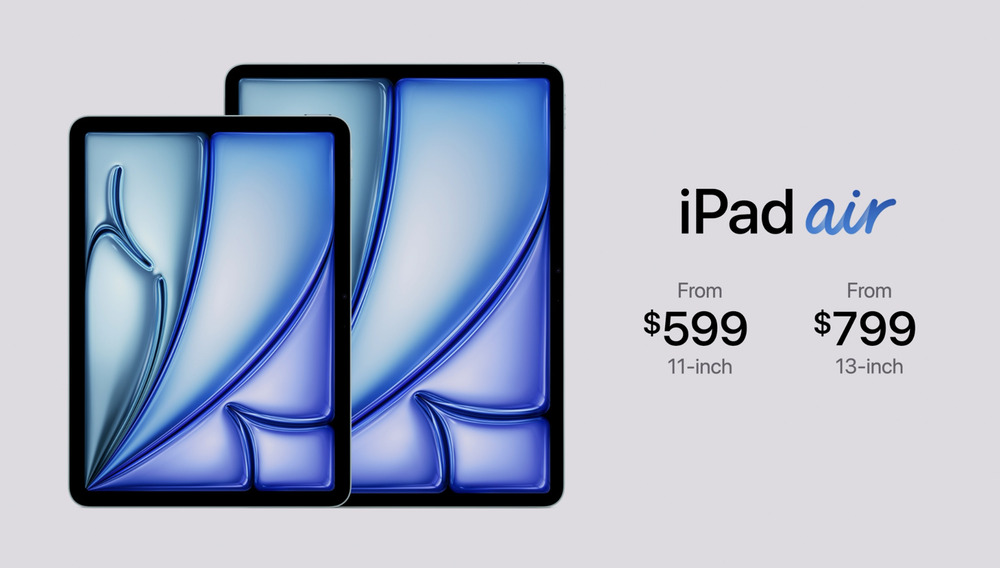2024 ƻ iPad Air 11/13 Ӣ淢M2 оƬ599 Ԫ