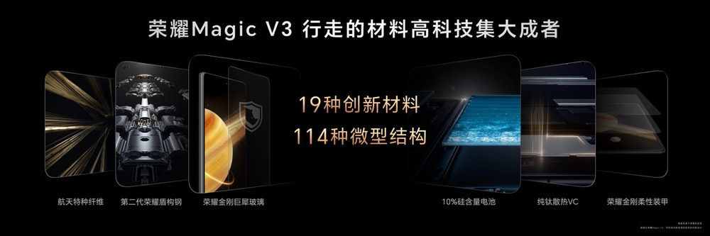 荣耀Magic V3折叠屏手机正式发布，8999元起