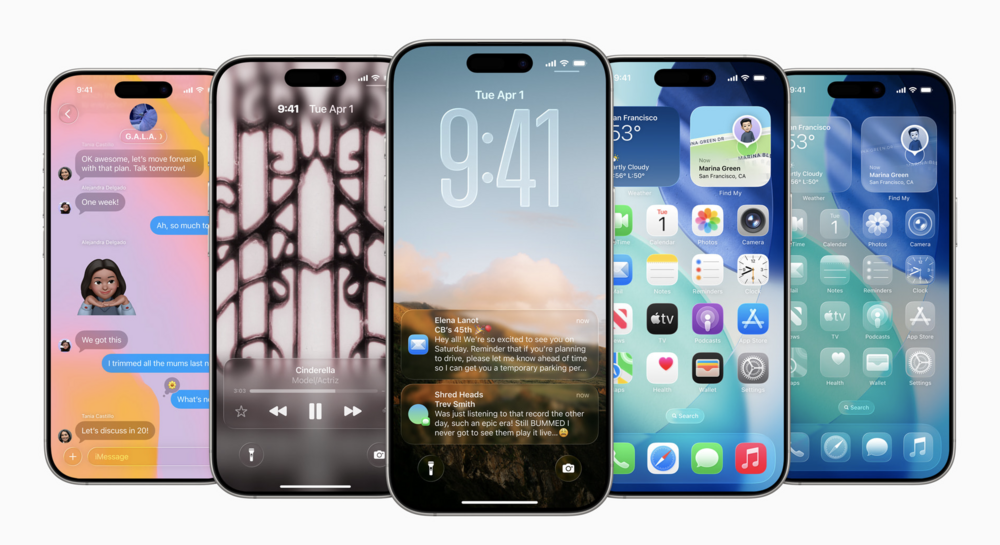苹果WWDC 2025：iOS 26 带来更强大的AI功能、更新液态玻璃设计