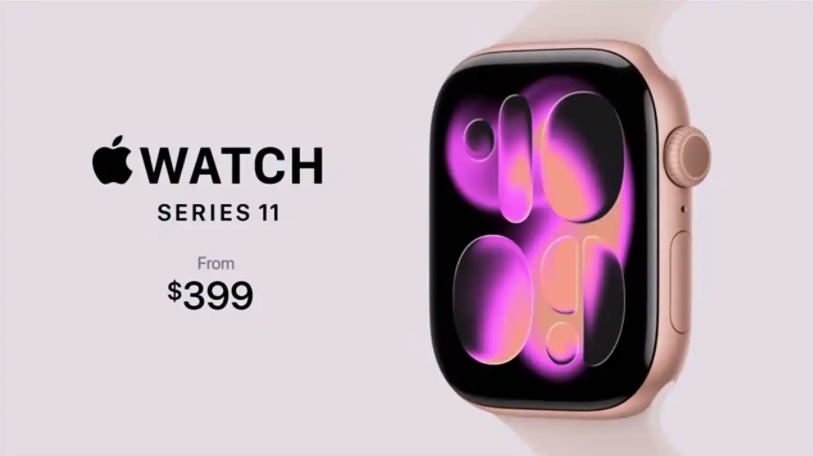 2025苹果秋季新品发布会： Apple Watch Series 11 售价 2999 元起，新增高血压检测 / 睡眠评分