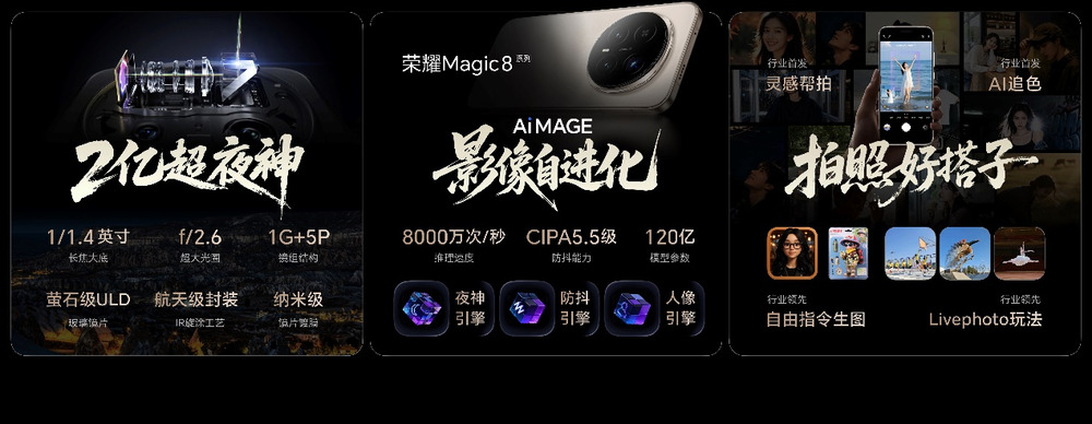 开新局见未来,荣耀发布首款自进化AI原生手机荣耀Magic8系列