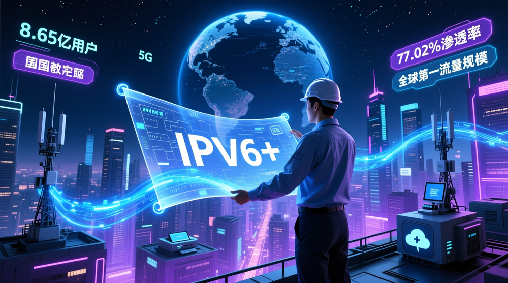 我国IPv6活跃用户数达8.65亿 居世界第一位
