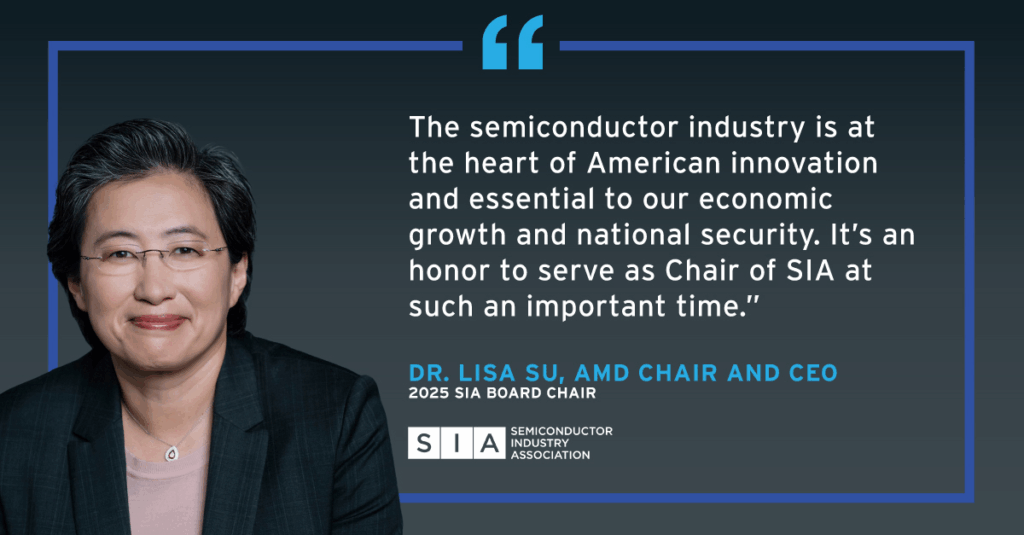 苏姿丰当选美国半导体行业协会主席