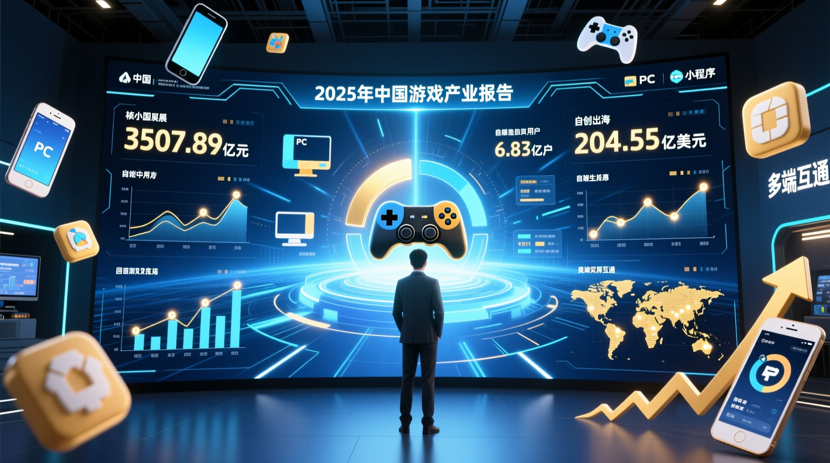 ��2025 ���й���Ϸ��ҵ���桷�������ƶ���Ϸ����ռ�� 73.29%