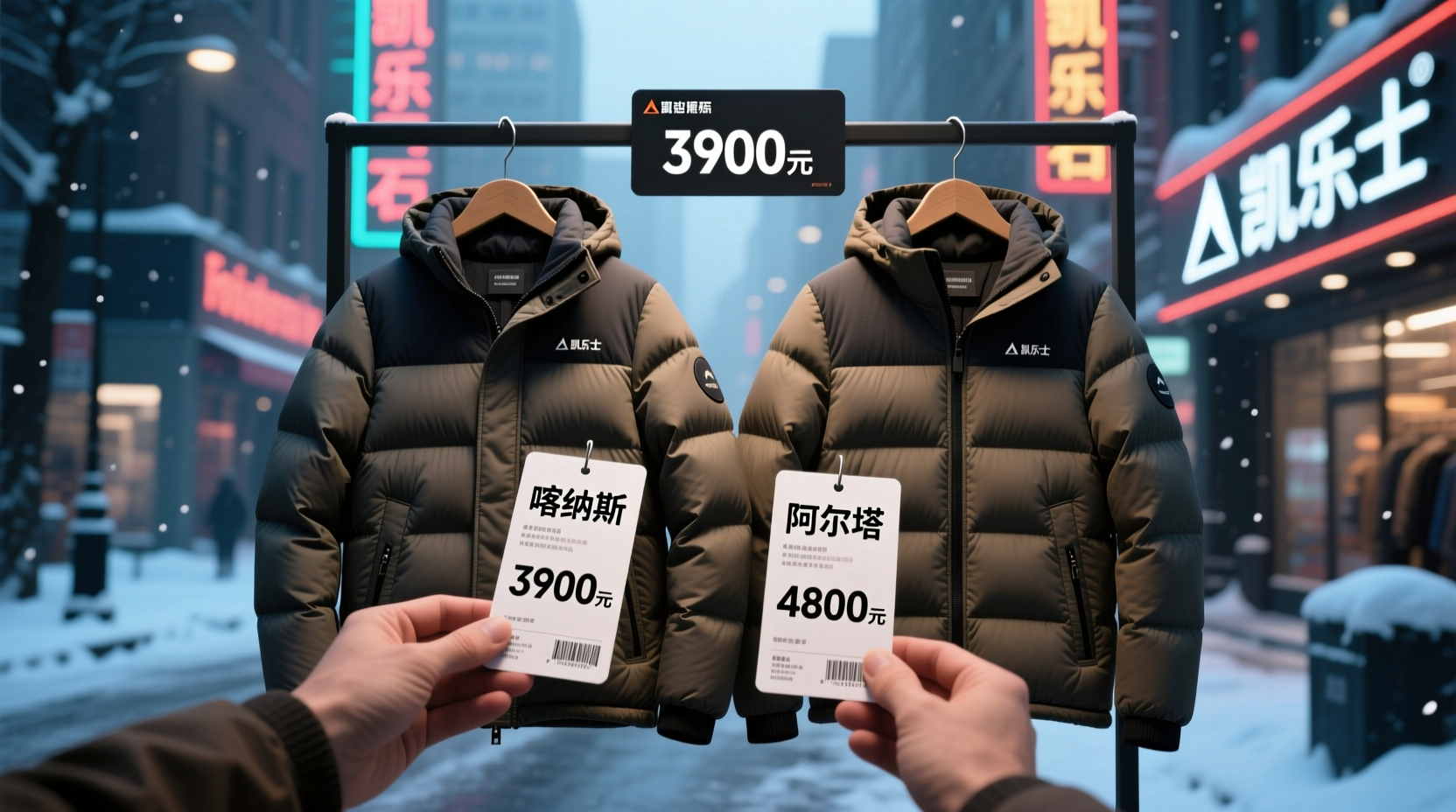 凯乐石陷“换名涨价”争议， 相似款羽绒服价差900元