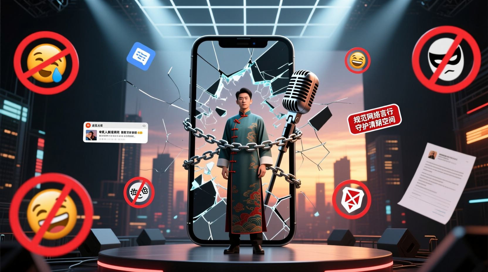 中央网信办发文规范网络名人账号行为管理