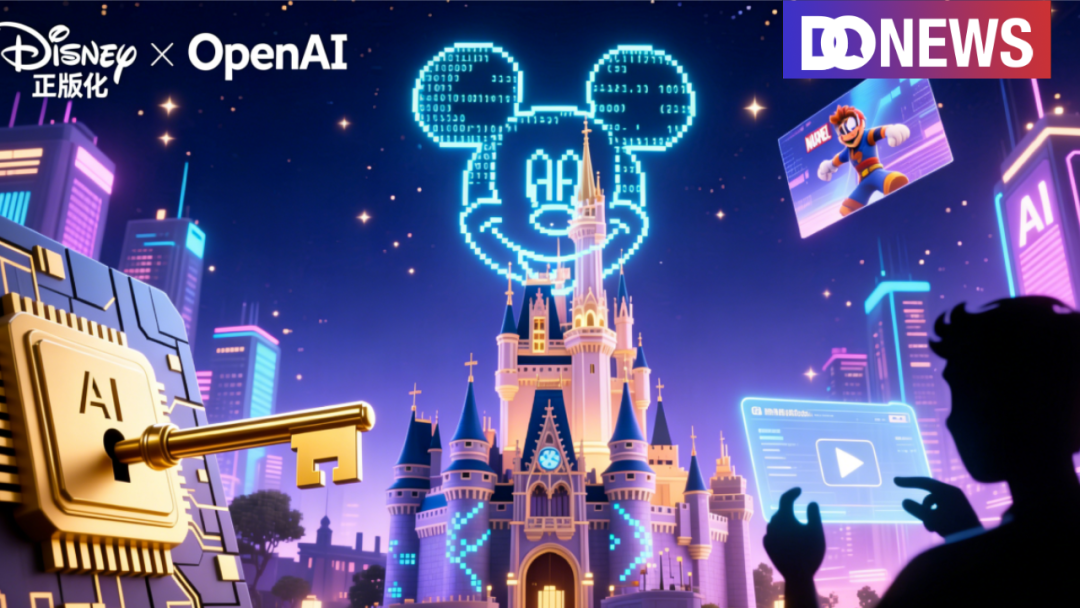 迪士尼牵手OpenAI：AI娱乐“正版化”的开端
