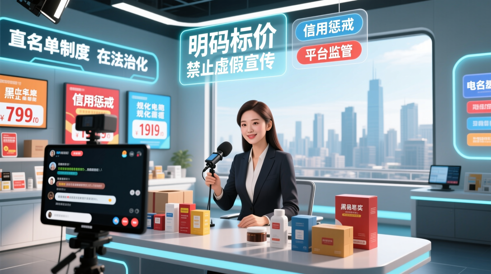 两部门发布直播电商监管新规：要求建立健全主播黑名单制度