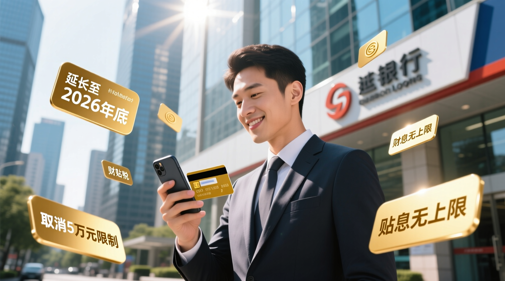 六大行集体公告，落实个人消费贷款财政贴息政策优化相关服务