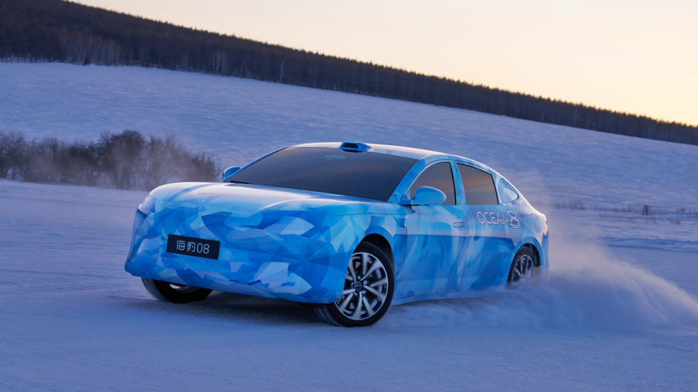 比亚迪海豹 08 官方伪装照公布