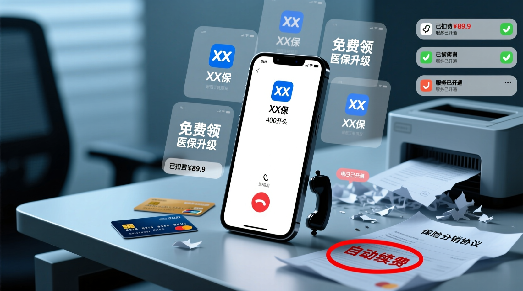 报道称保险中介通过骚扰电话短信引流，诱导用户陷入消费陷阱