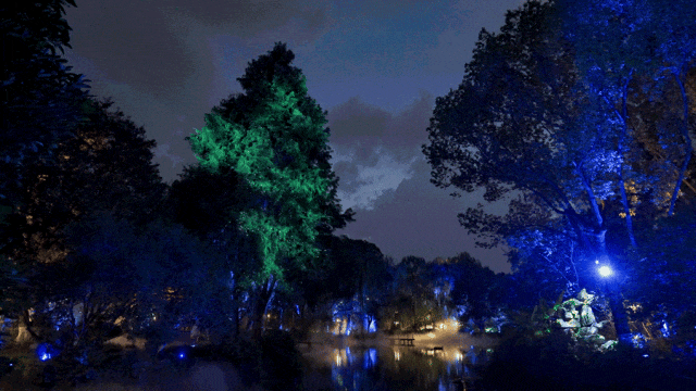 工程案例 | 水幕投影开出立体感荷花，乌镇《入梦灵水居》惊艳出圈-视听圈