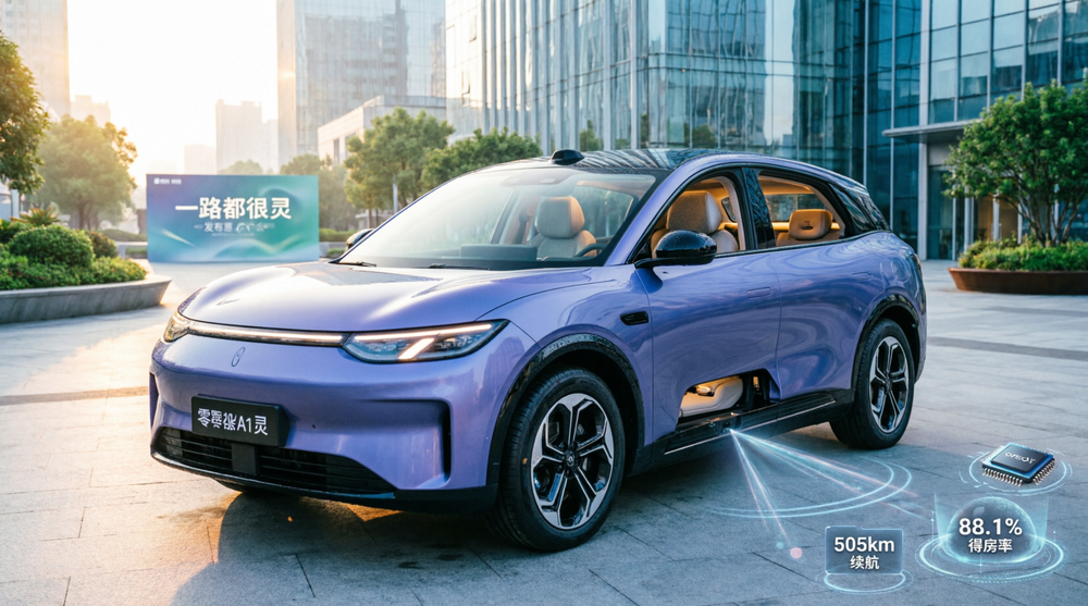 零跑A10全球正式上市 售價(jià)6.58萬(wàn)起