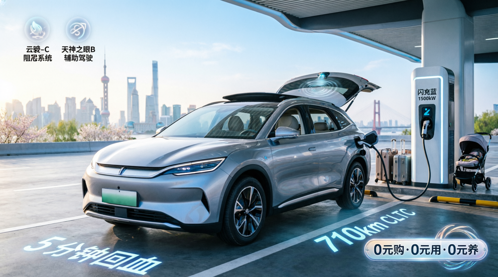 宋Ultra EV售15.19萬元起，全系搭載比亞迪第二代刀片電池及閃充技術(shù)