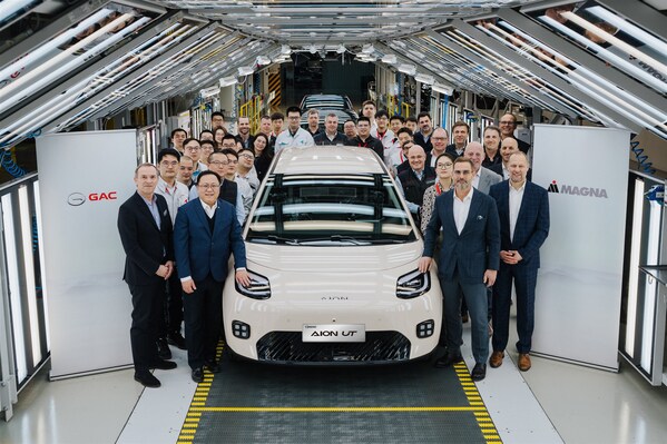 广汽AION UT在奥地利正式量产下线