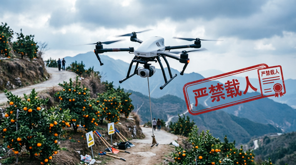 用无人机吊人上山，大疆公告：性质恶劣，吊销执照