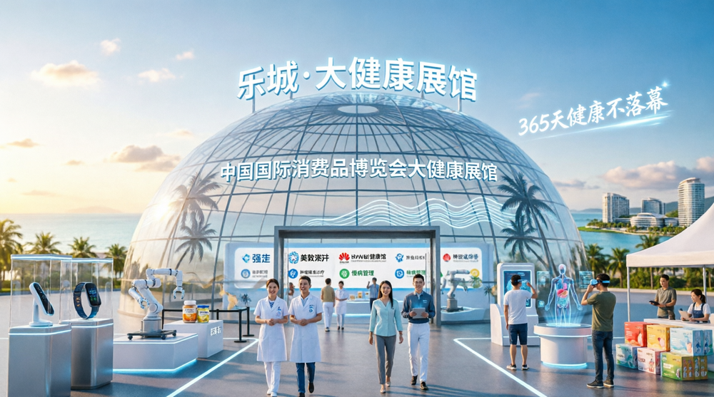 第六届消博会乐城分展区打造全球大健康消费新平台