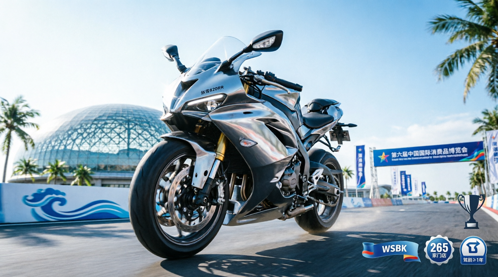 張雪機車首次參加消博會！代理商稱訂單翻了兩三倍 交車排到9月