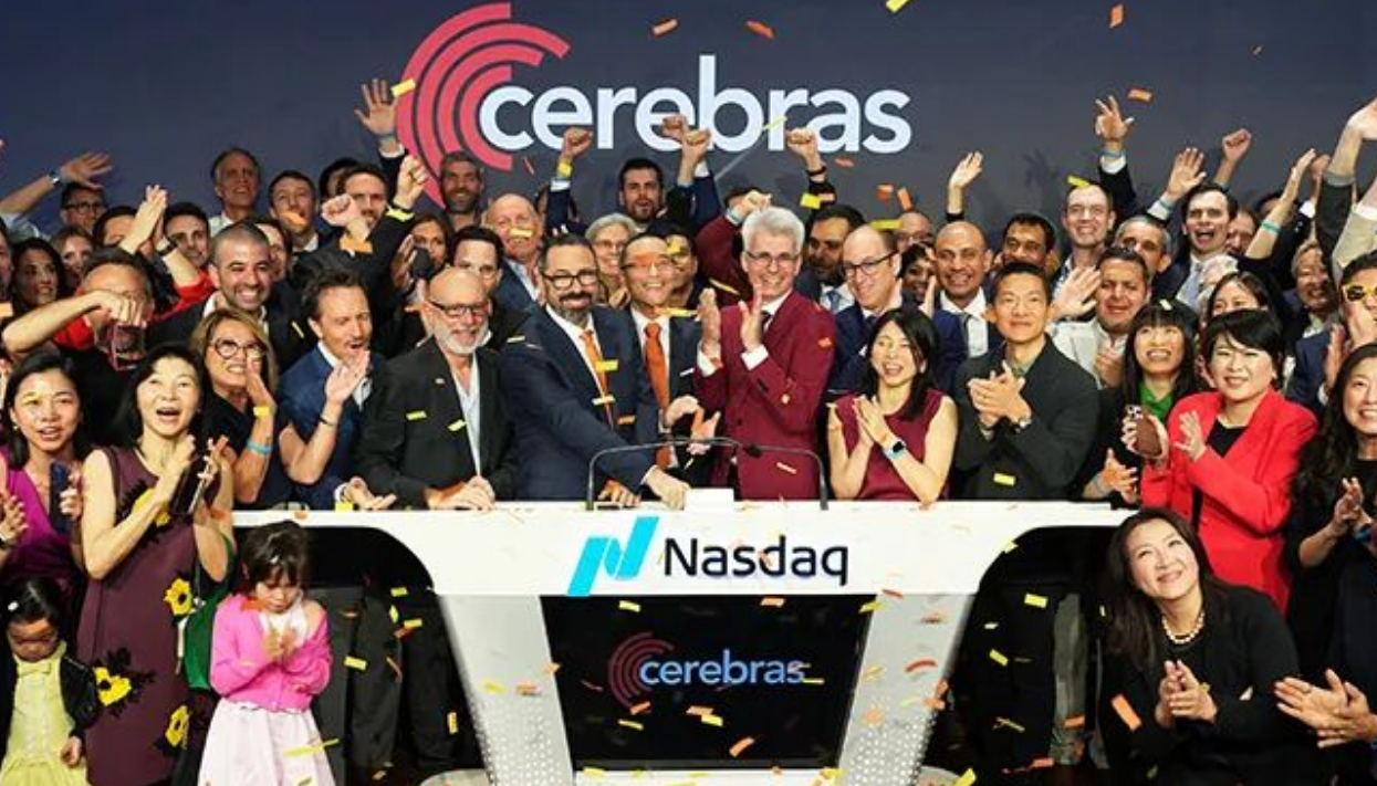 AI芯片企业Cerebras Systems纳市敲钟，总市值超670亿美元