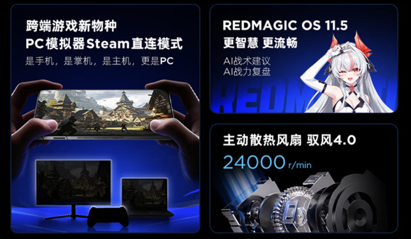 红魔11S Pro系列正式发布:4.47GHz芯片+PC级游戏体验,重新定义“随身电竞装备”