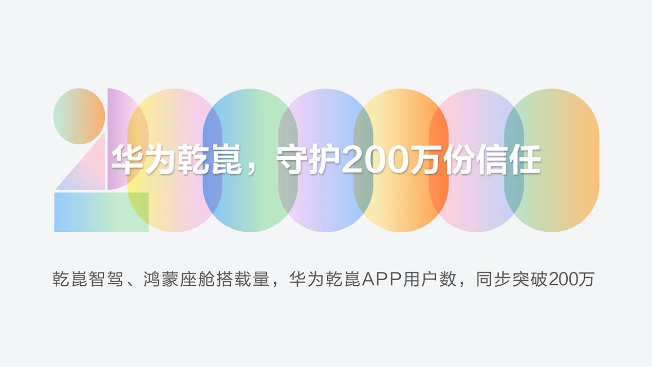 华为乾崑智驾、鸿蒙座舱搭载量达成 200 万里程碑