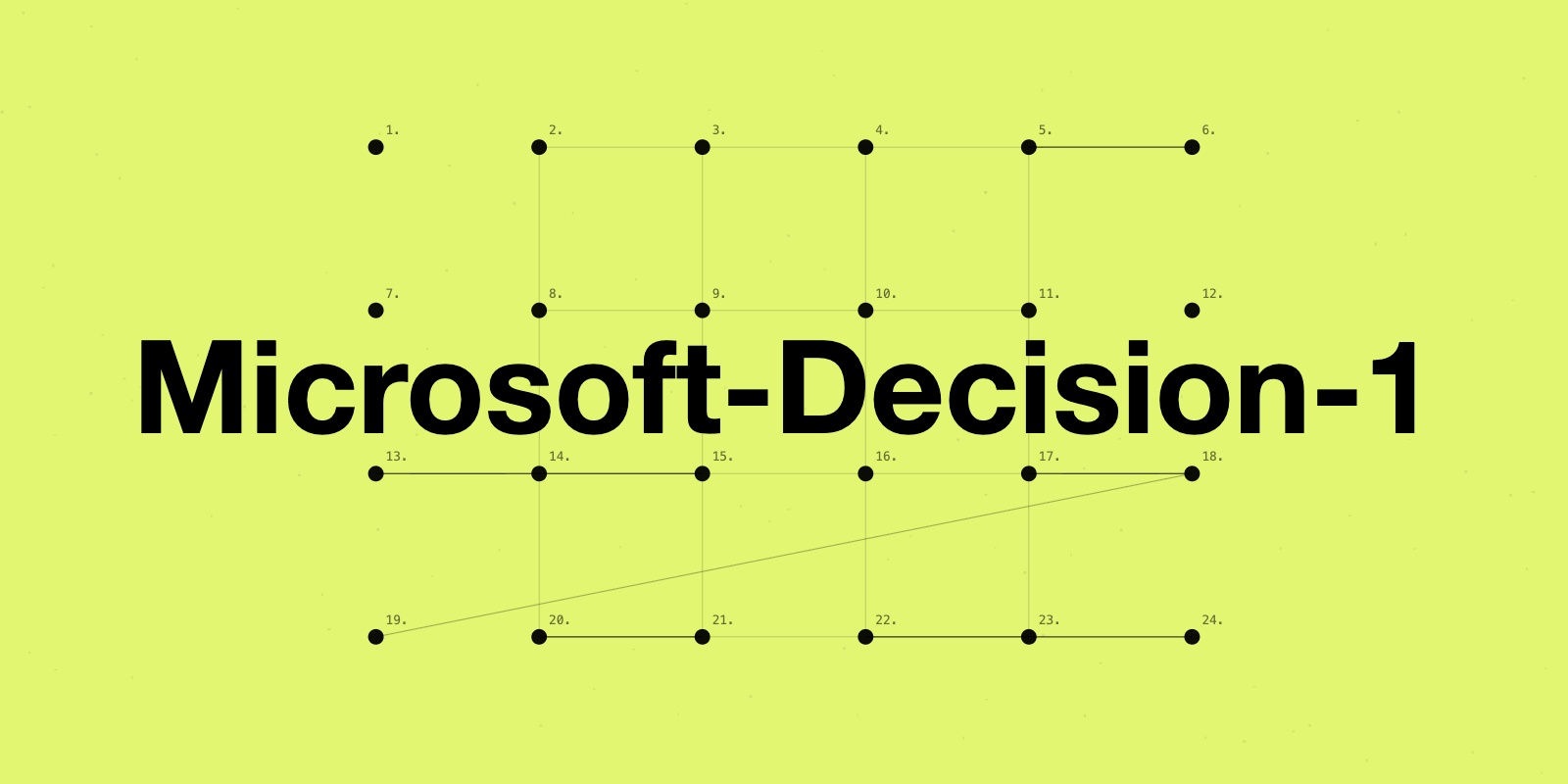 微软推出 Microsoft-Decision-1 决策模型，基于 Qwen3.5-9B