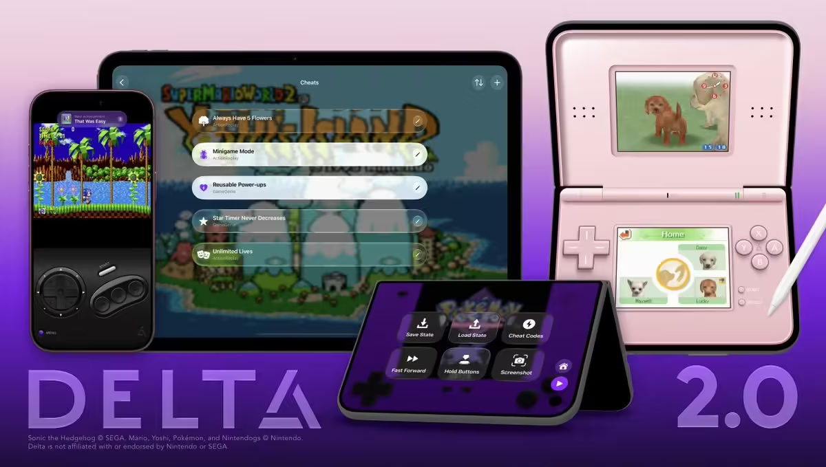 iOS上的复古模拟器 Delta 2.0 上线